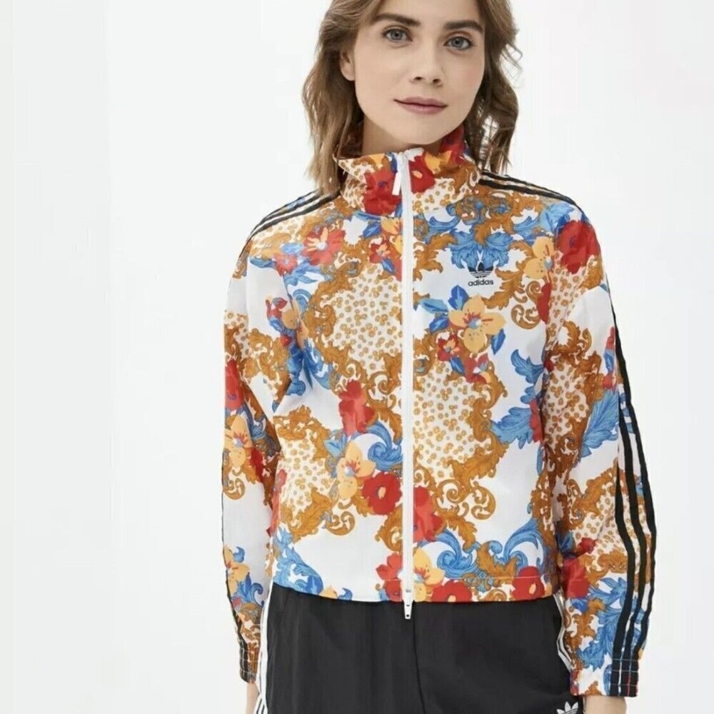 Adidas Originals x HER Studio London Track Jacket Top Floral Women's